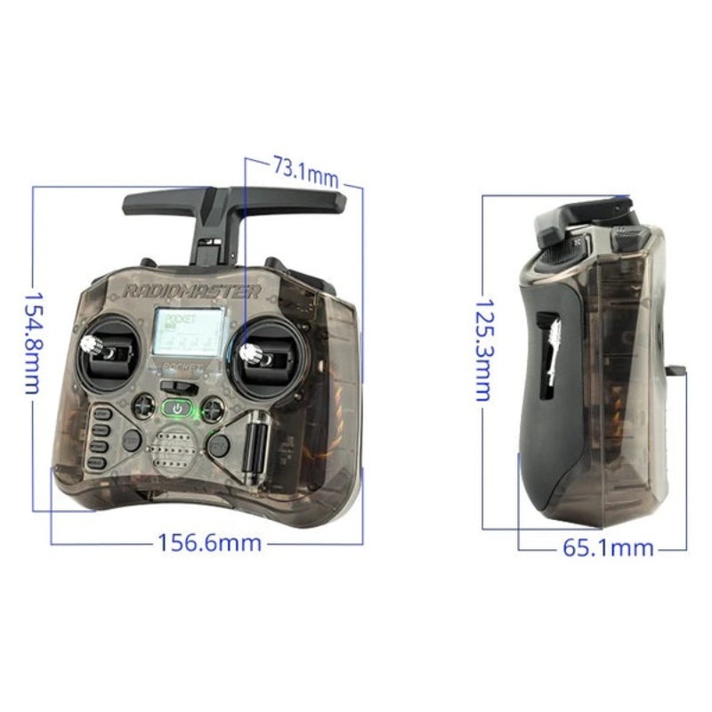ELRS FCC Mode 2 Mesh Case Tran - Radiomaster Pocket Elrs M2 评论和价格