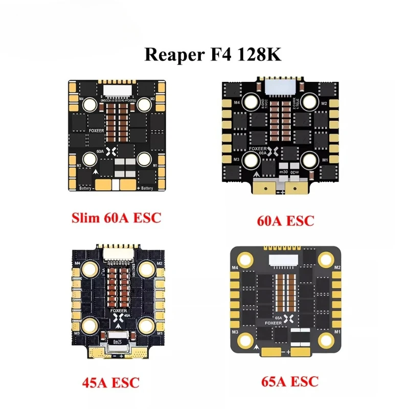 UniFly1pcs Reaper F4 Mini 128K - Foxeer Reaper F4 128K 65A Esc 评论和价格