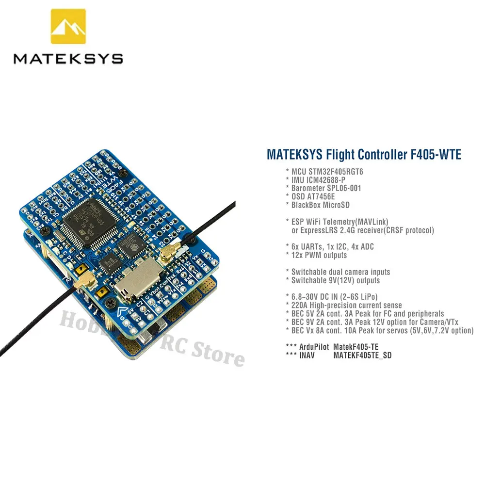 Matek MATEKSYS F405-WTE F405 F - Mateksys Flight Controller F405 Wte 评论和价格