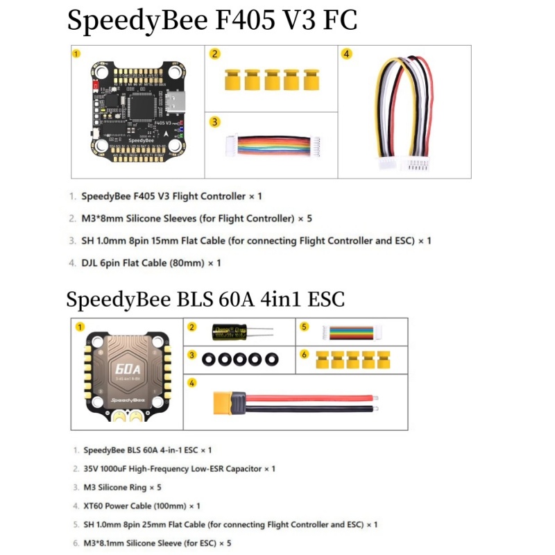 SpeedyBee F4 F405 V4 55A BLS 3 - Speedybee F405 V4 Bls 55A Stack 评论和价格